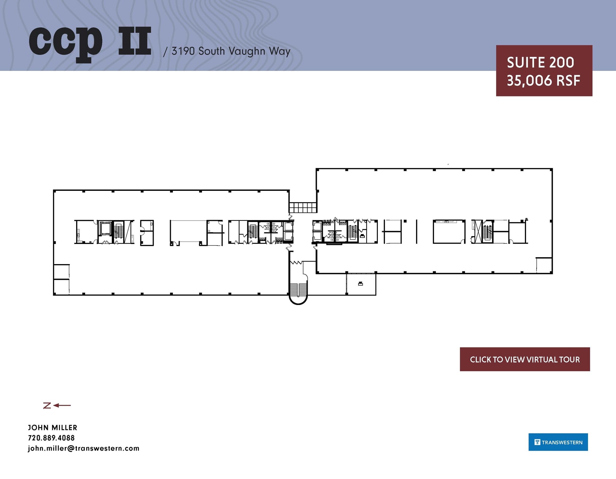 3131 S Vaughn Way, Aurora, CO for lease Floor Plan- Image 1 of 1