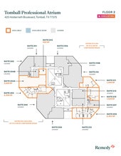 425 Holderrieth Blvd, Tomball, TX à louer Plan d’étage- Image 1 de 1
