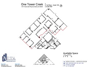 3101 Towercreek Pkwy SE, Atlanta, GA à louer Plan d  tage- Image 1 de 2