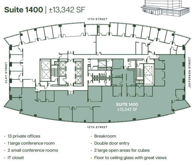 555 12th St, Oakland, CA for lease Floor Plan- Image 1 of 1