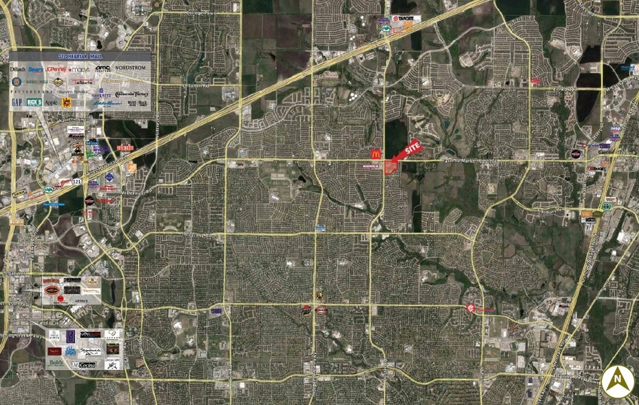 2035 W McDermott Dr, Allen, TX à louer - Aérien - Image 2 de 15