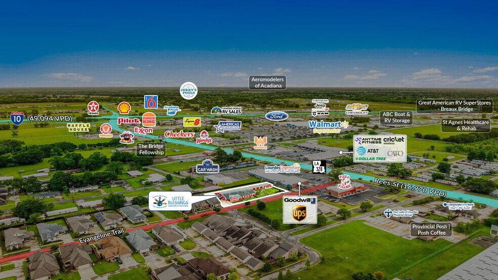 537 Evangeline Trl, Breaux Bridge, LA à vendre - Photo du bâtiment - Image 2 de 5