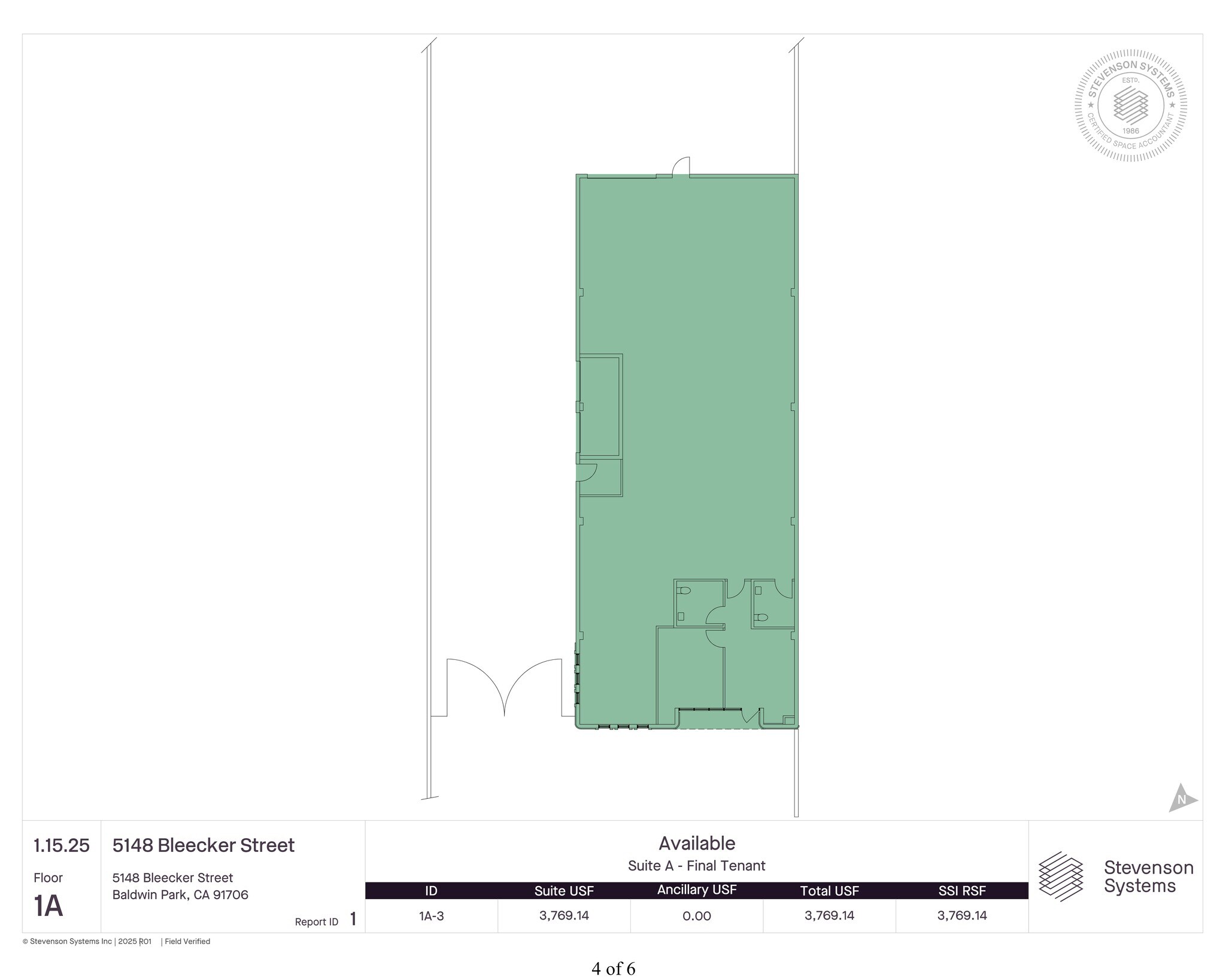 5148 Bleecker St, Baldwin Park, CA for lease Site Plan- Image 1 of 1