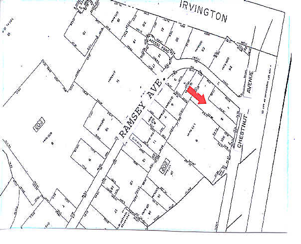 1466 Chestnut Ave, Hillside, NJ for lease Plat Map- Image 1 of 2