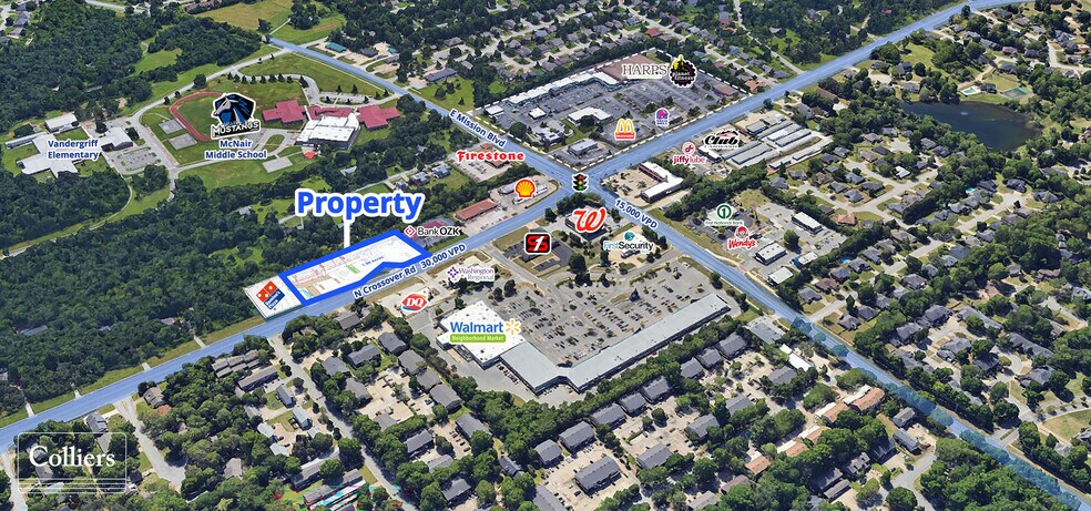 2160 Crossover rd, Fayetteville, AR à louer - Photo du bâtiment - Image 2 de 3