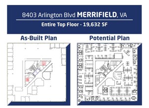 8403 Arlington Blvd, Fairfax, VA à louer Plan d  tage- Image 1 de 1