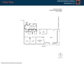 2399 Bateman Ave, Duarte, CA à louer Plan d’étage- Image 1 de 1