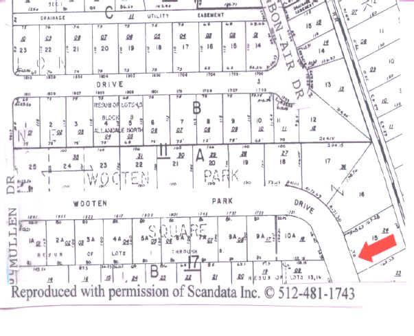 1710 Wooten Park Dr, Austin, TX à vendre - Plan cadastral - Image 2 de 4