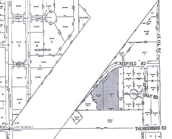 7575 E Redfield Rd, Scottsdale, AZ for lease - Plat Map - Image 3 of 11