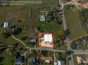 1104 S Masonic St, Bellville, TX - aerial  map view