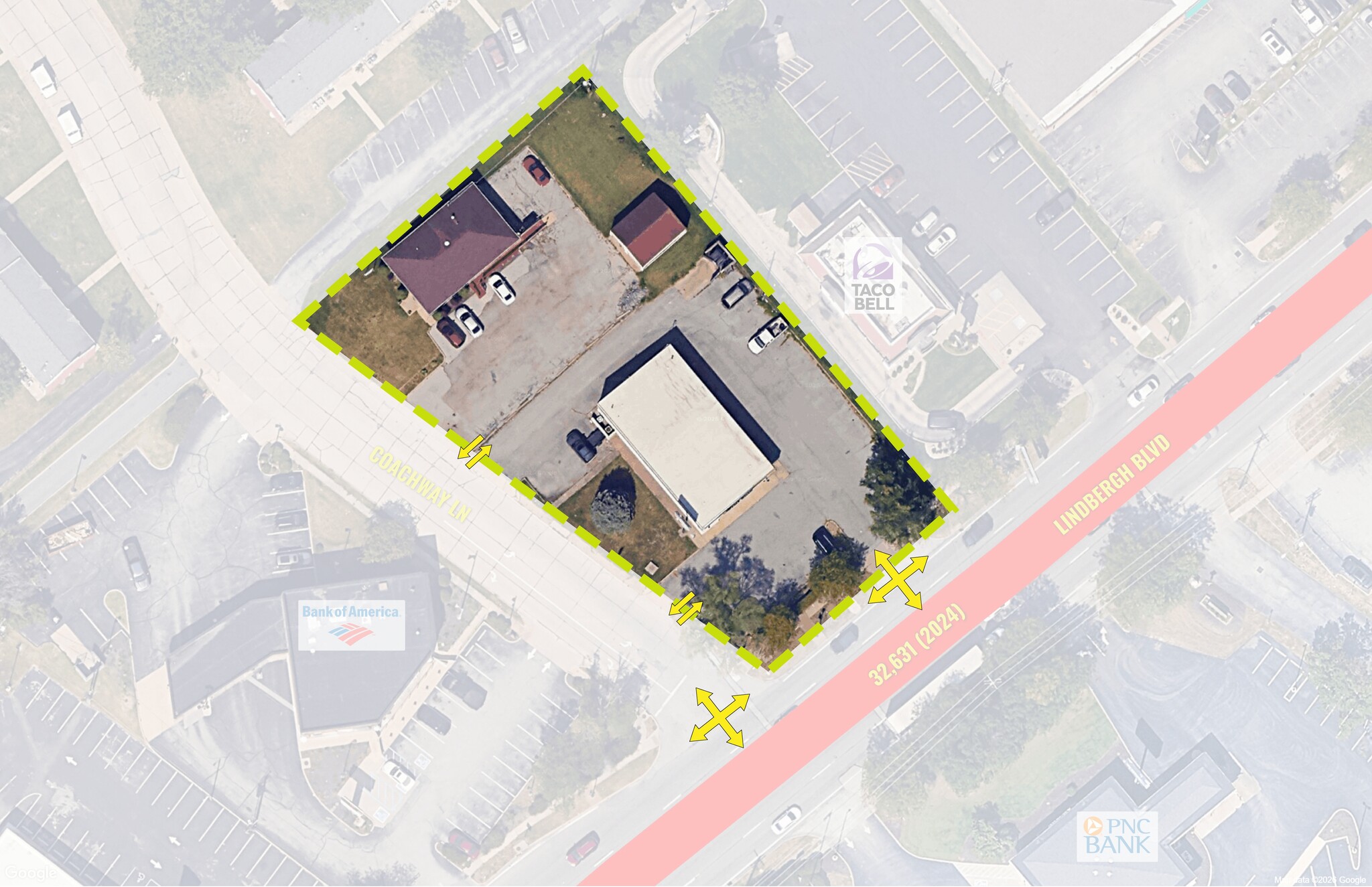 7661 N Lindbergh Blvd, Hazelwood, MO à louer Plan de site- Image 1 de 2