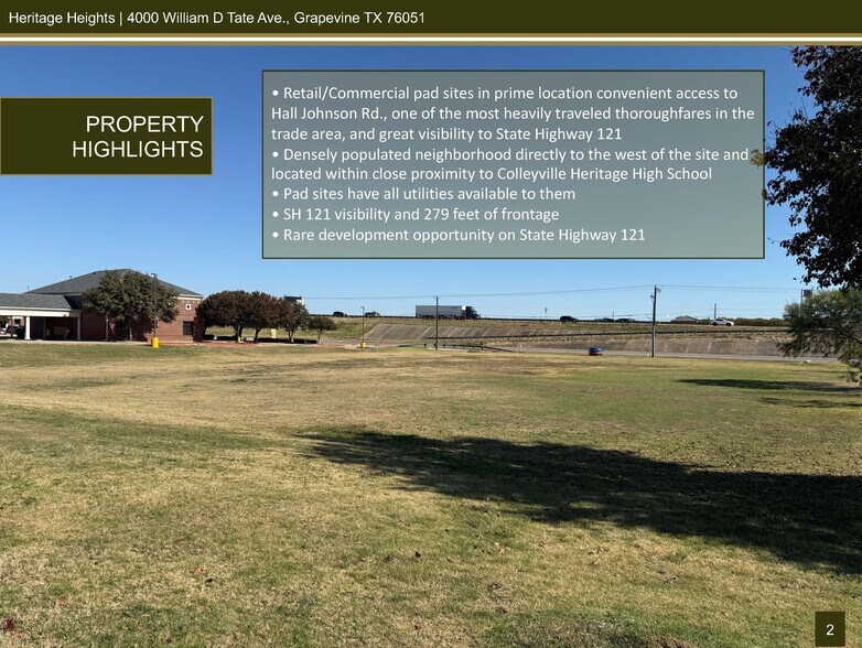 4100 William D Tate Ave, Grapevine, TX à vendre - Photo du bâtiment - Image 2 de 9