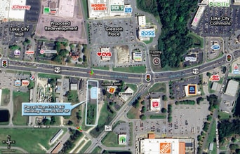 2240 W US Highway 90, Lake City, FL - AÉRIEN  Vue de la carte