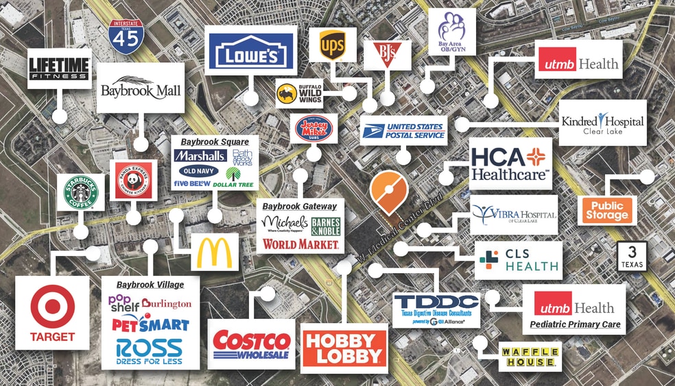 0 Medical Center Boulevard, Webster, TX for sale - Aerial - Image 2 of 3