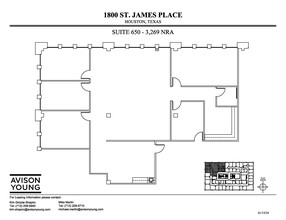 1800 St James Pl, Houston, TX for lease Floor Plan- Image 1 of 1