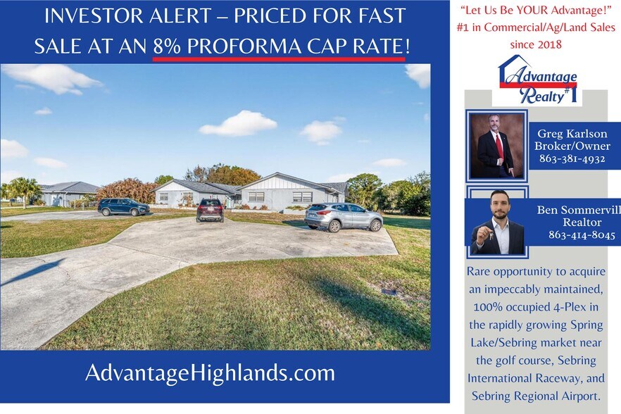 6213 Candler Ter, Sebring, FL à vendre - Photo du bâtiment - Image 1 de 30