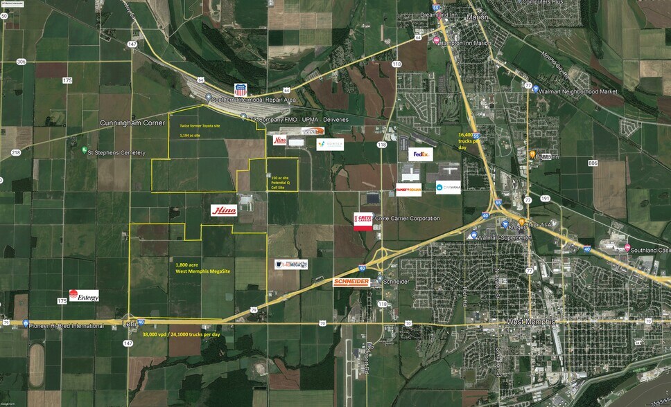 3251 Infinity Parkway, Marion, AR à vendre - Aérien - Image 2 de 4