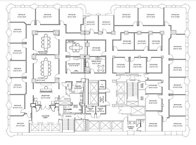 401 S Boston Ave, Tulsa, OK for lease Floor Plan- Image 1 of 1