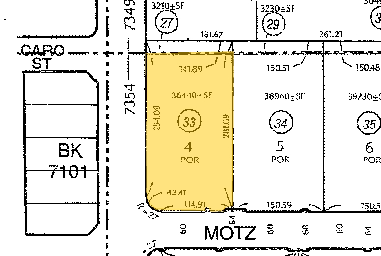 16100-16122 Orange Ave, Paramount, CA à louer - Plan cadastral - Image 2 de 5