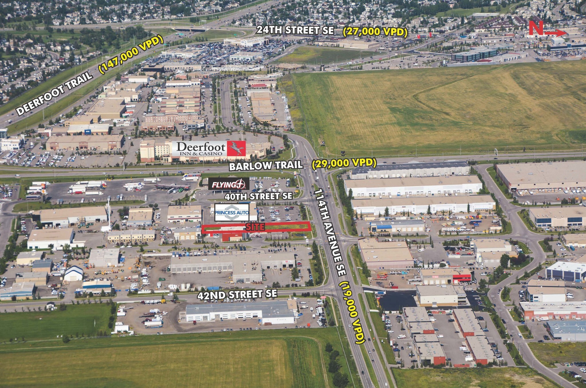 4143 114th Ave SE, Calgary, AB à vendre Aérien- Image 1 de 1