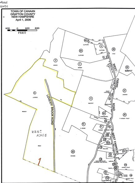 453 Lovejoy Brook Rd, Enfield, NH à vendre - Plan cadastral - Image 2 de 3
