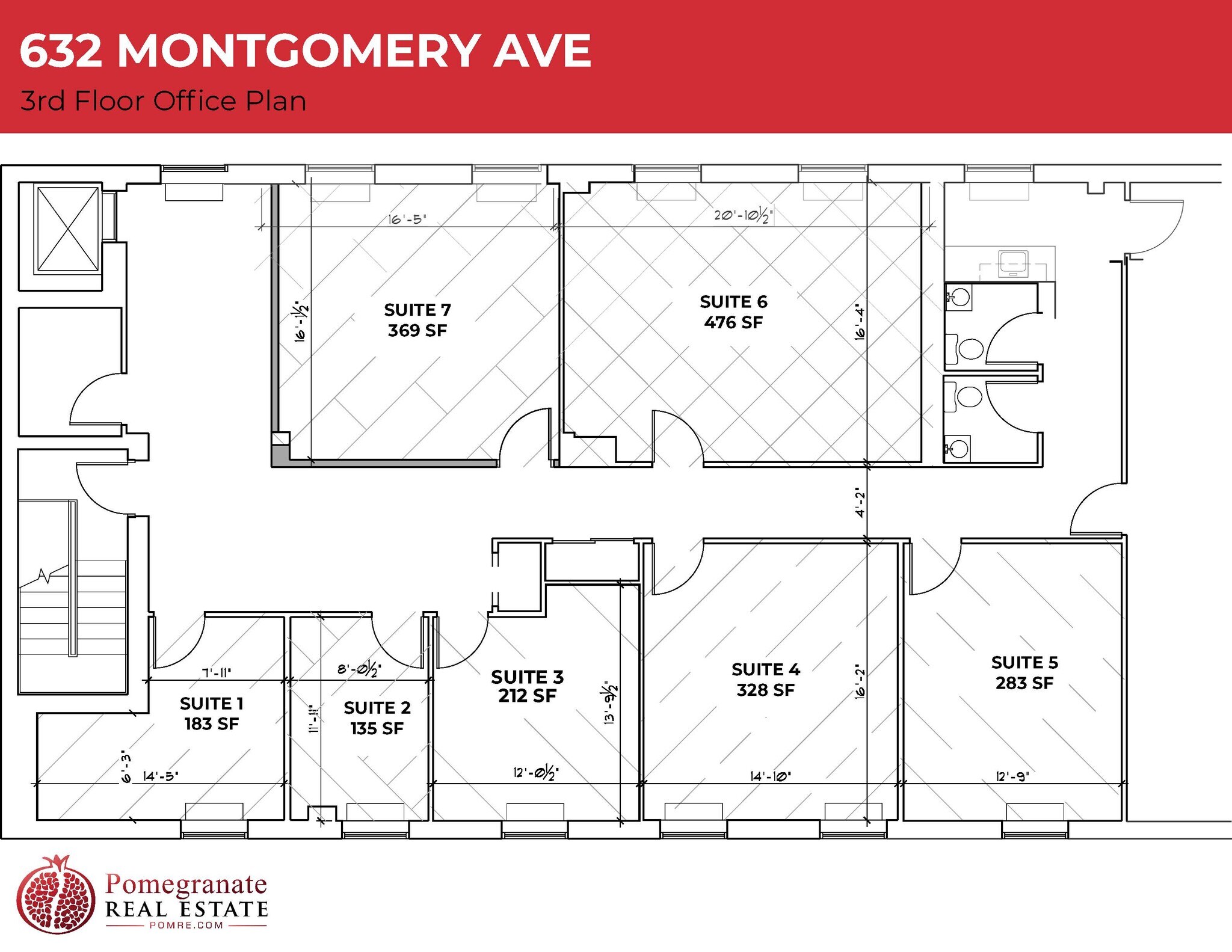 632 Montgomery Ave, Narberth, PA for lease Floor Plan- Image 1 of 1