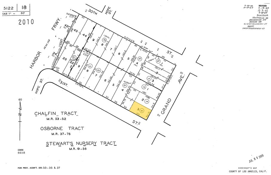 3023-3035 S Grand Ave, Los Angeles, CA à louer - Plan cadastral - Image 2 de 15