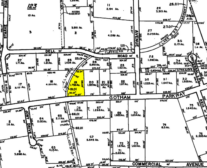 620 Gotham Pky, Carlstadt, NJ for lease - Plat Map - Image 2 of 6