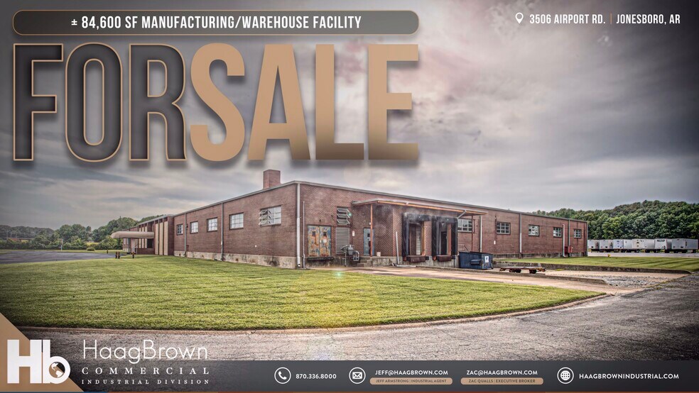 3506 Airport Rd, Jonesboro, AR à vendre - Photo du bâtiment - Image 1 de 10