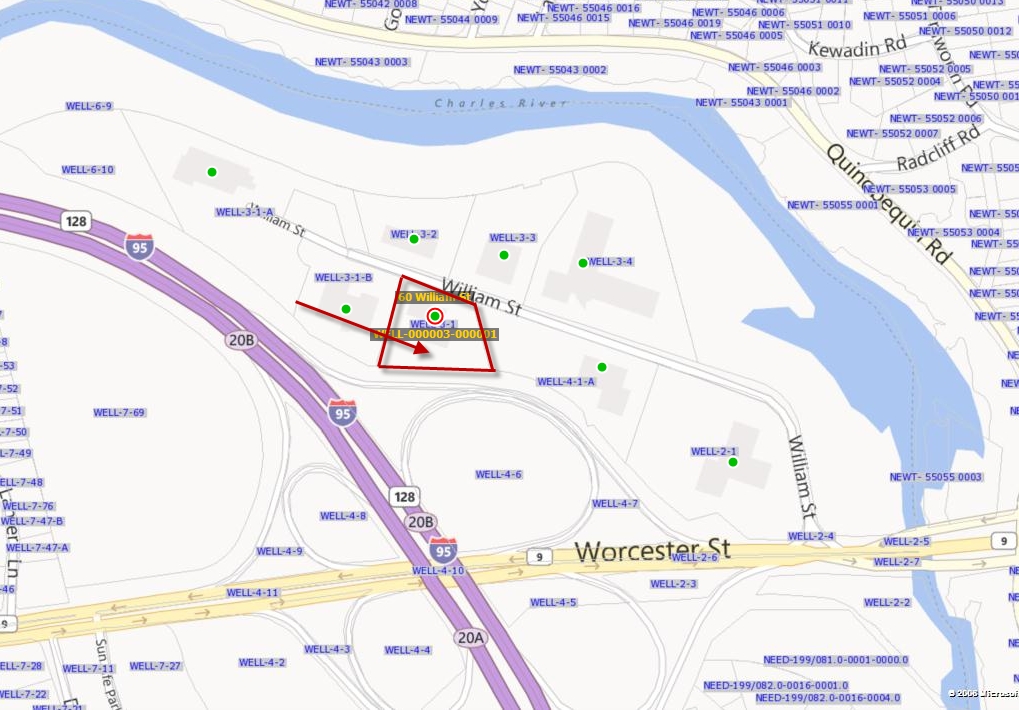 60 William St, Wellesley, MA à louer Plan cadastral- Image 1 de 2