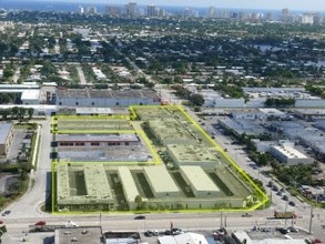 4500-4560 N Dixie Hwy, Oakland Park, FL - aerial  map view