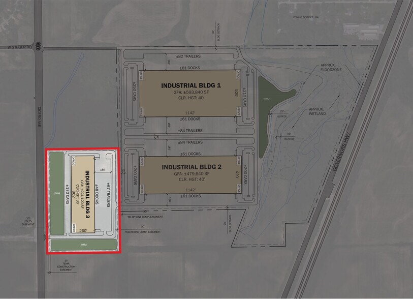 23441 S Cicero Ave, University Park, IL for sale - Site Plan - Image 2 of 4