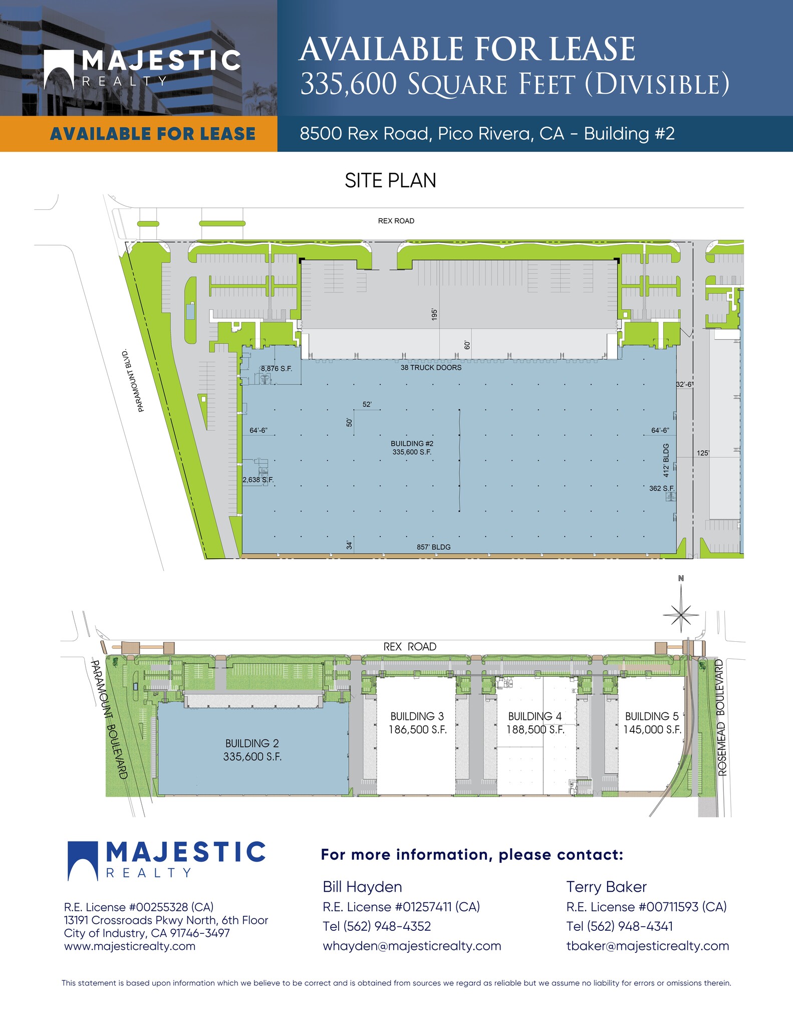 8500 Rex Rd, Pico Rivera, CA for lease Site Plan- Image 1 of 1