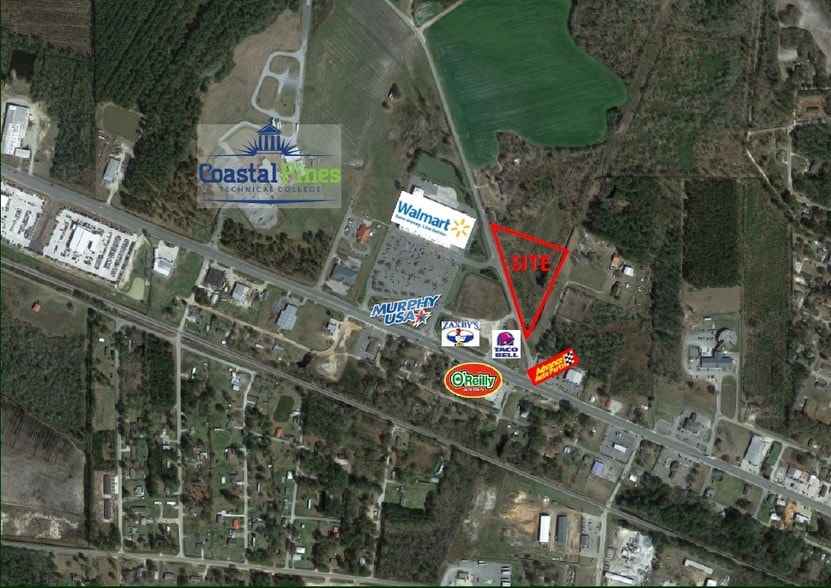 119 Azalea Dr, Baxley, GA for lease - Aerial - Image 3 of 5