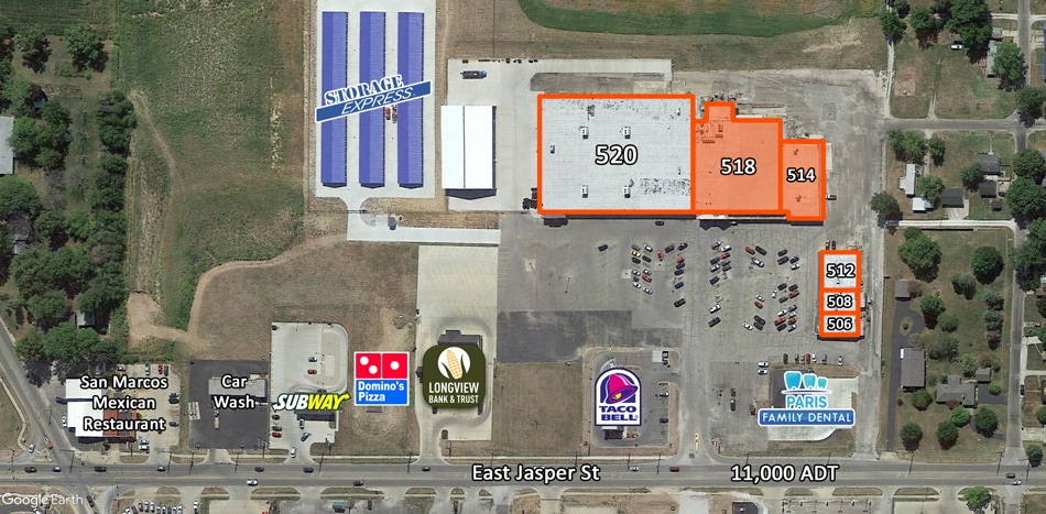 504-522 E Jasper St, Paris, IL for lease - Building Photo - Image 2 of 3