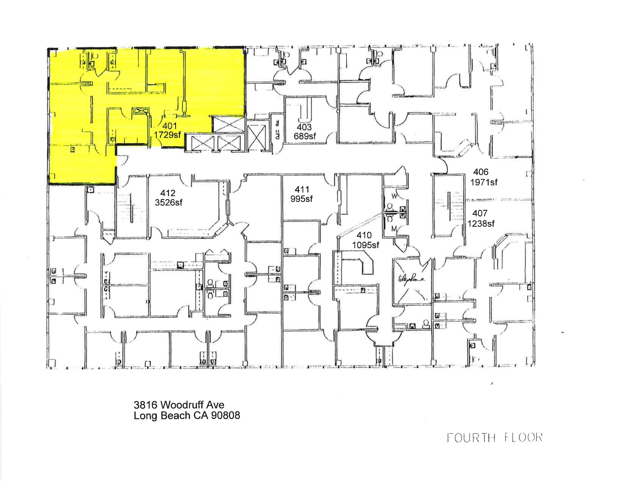 3816 Woodruff Ave, Long Beach, CA for lease Site Plan- Image 1 of 1