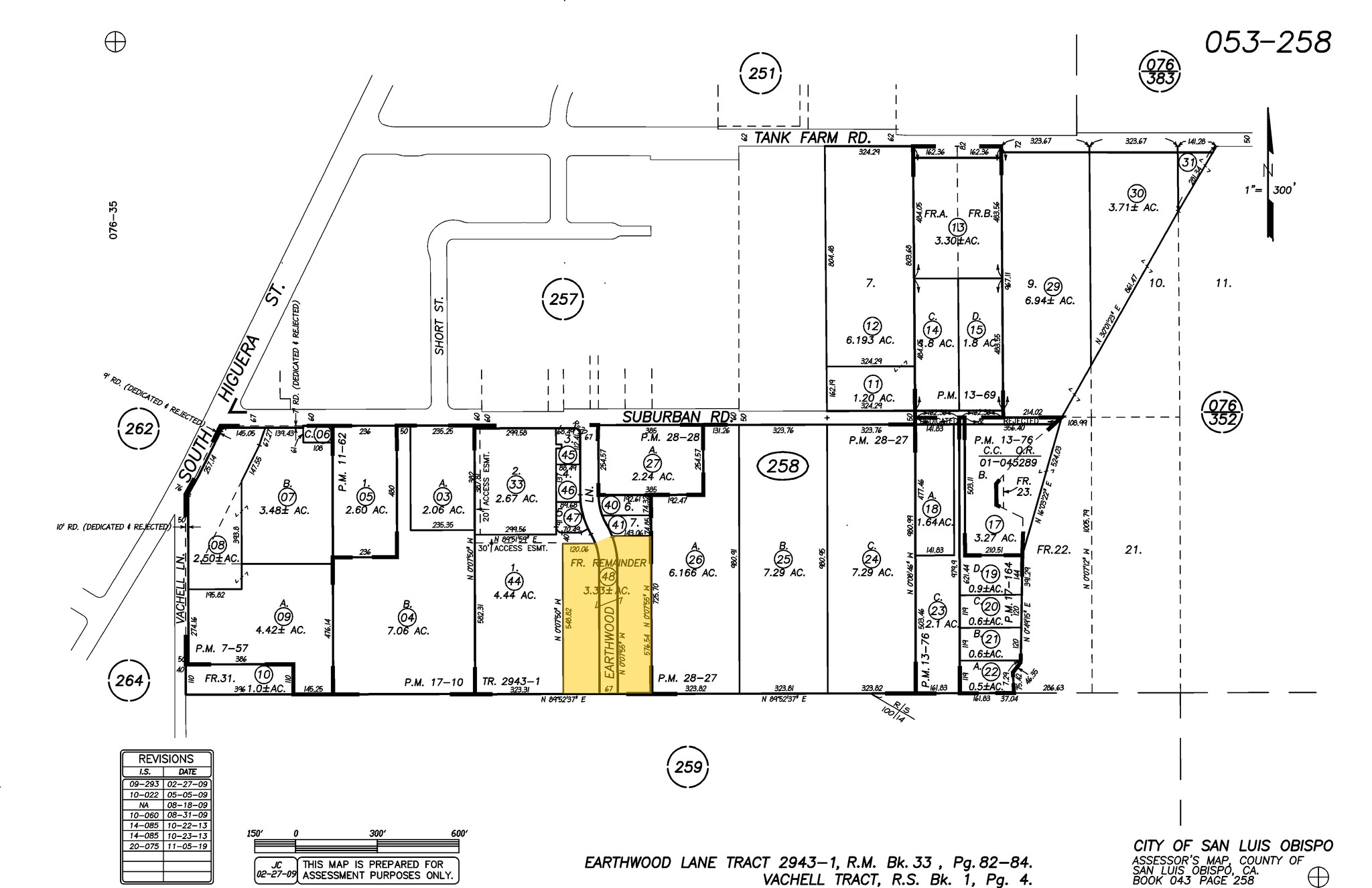 Earthwood Ln, San Luis Obispo, CA for sale Plat Map- Image 1 of 8