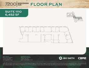 7200 Wisconsin Ave, Bethesda, MD à louer Plan d  tage- Image 1 de 1