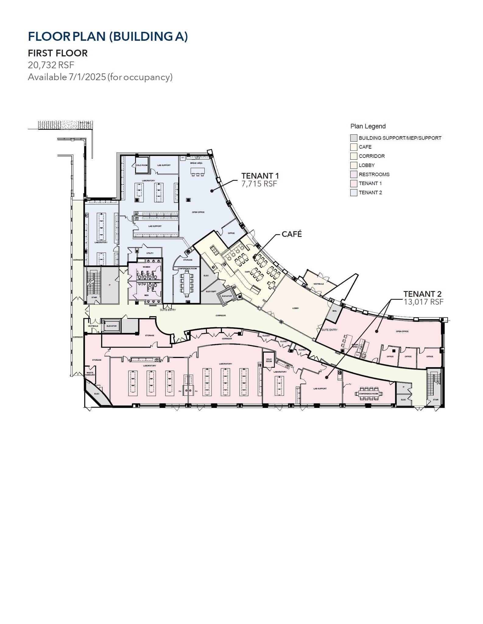 9800 Medical Center Dr, Rockville, MD à louer Plan d’étage- Image 1 de 1
