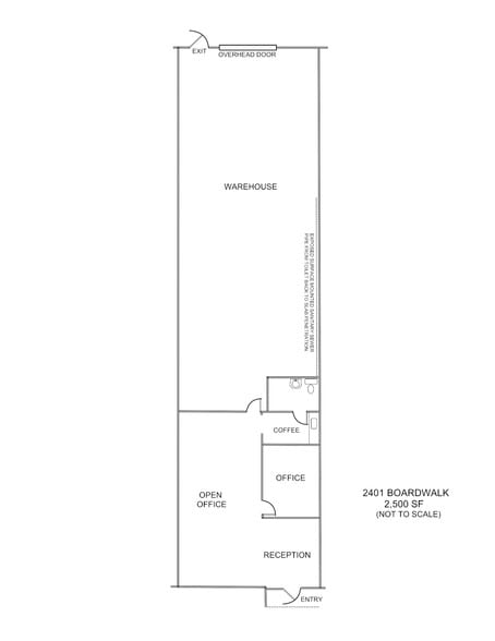 2401-2407 Boardwalk St, San Antonio, TX à louer - Plan d’étage - Image 3 de 4