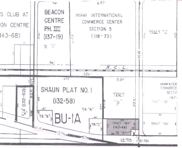 8205 NW 12th St, Doral, FL à louer - Plan cadastral - Image 2 de 8