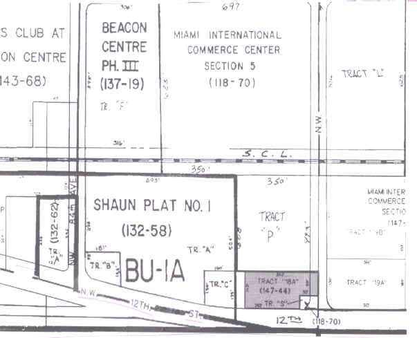 8205 NW 12th St, Doral, FL for lease - Plat Map - Image 2 of 8