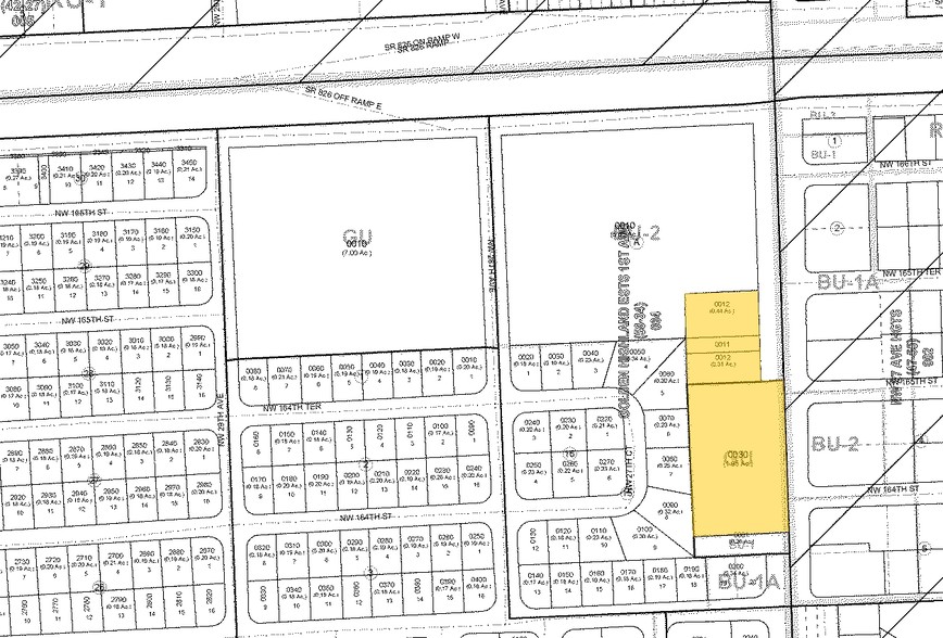 16500 NW 27th Ave, Opa Locka, FL à vendre - Plan cadastral - Image 2 de 3