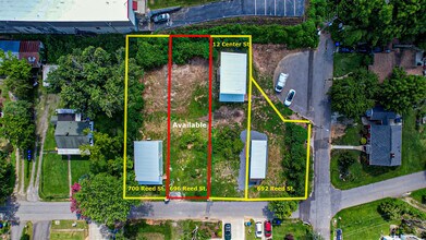700 Reed St, Asheville, NC - Aerial map view
