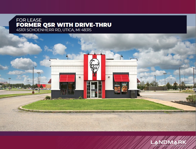 45101 Schoenherr Rd, Utica, MI à louer - Photo du bâtiment - Image 1 de 5