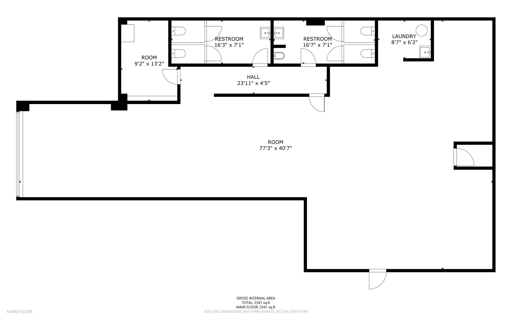 215 10th St, Des Moines, IA for lease Floor Plan- Image 1 of 1