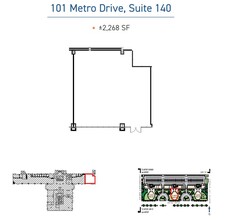 83-101 Metro Dr, San Jose, CA à louer Plan d’étage- Image 1 de 1