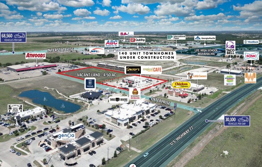 2000 Enterprise Pky, Waxahachie, TX à louer - Aérien - Image 2 de 3