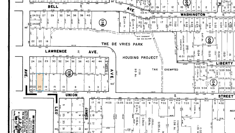 248 Union St, Lodi, NJ for lease - Plat Map - Image 2 of 9
