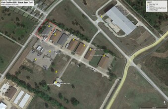 9701 Black Bear Trl, Fort Smith, AR - AERIAL  map view